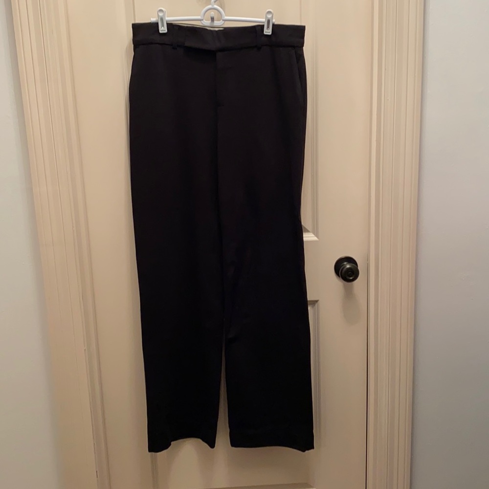 Anne Klein Wide Leg Black stretchy trouser